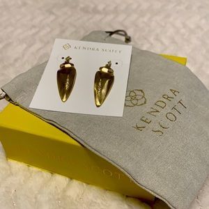 Kendra Scott gold earrings